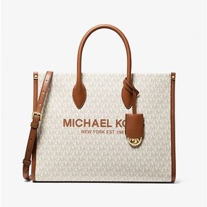Mirella Medium Logo Tote Bag